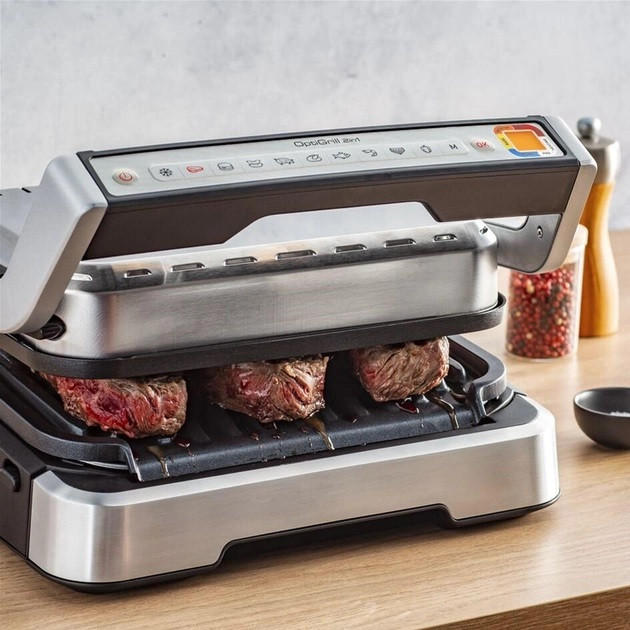 Гриль контактный Tefal OptiGrill GС772D30 2100 Вт Киев - изображение 9