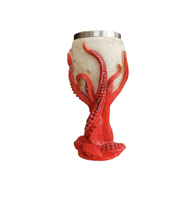 Бокал для вина 3 Череп с Осьминогом Київ - зображення 4