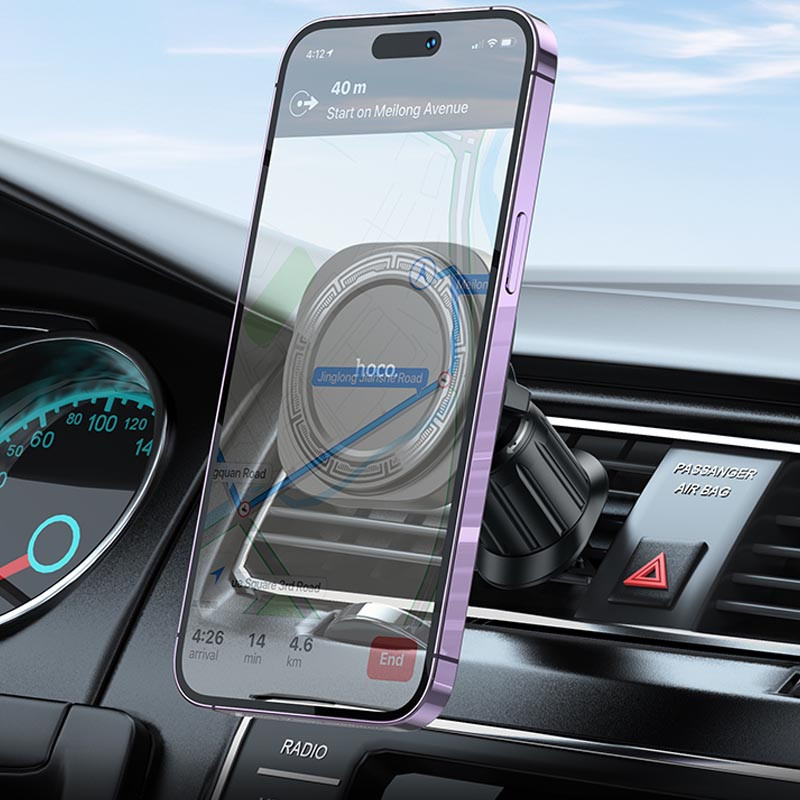 Автодержатель Hoco H28 Rainbow ring magnetic (air outlet) Херсон - изображение 5