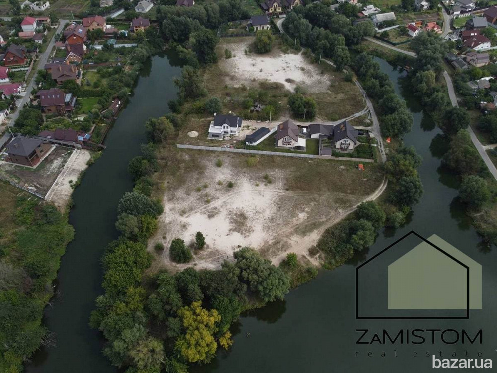 Продаж супер ділянка 50 соток в селі Гнідин. Знаходить на півострові, із своїм виходом до річки. Ел Бориспіль - зображення 11