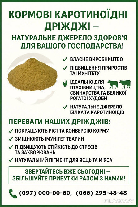 Кормові дріжджі – білково-вітамінна добавка від виробника по Україні та на експорт. Кривий Ріг - зображення 2