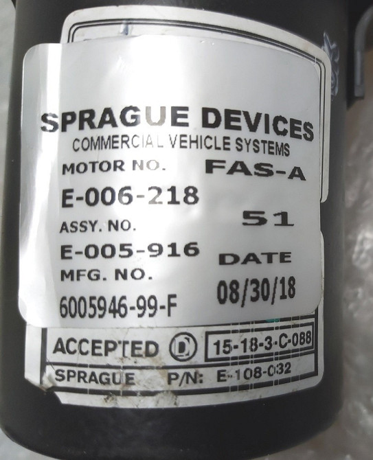 Мотор механизма стеклоочистителя с редуктором в сборе FAS-A Tesla model S, model S REST 6005946-99-F Київ - зображення 3