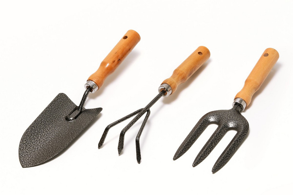 Набор садового инструмента MASTERTOOL Garden WOOD 3 шт 14-6099 Харків - зображення 1