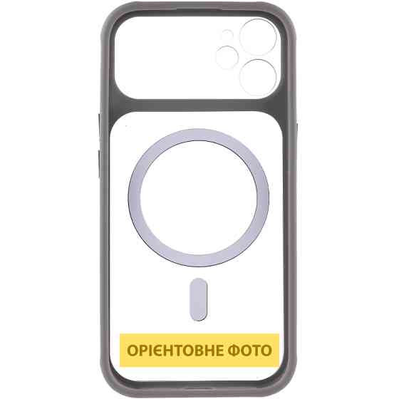 Чехол TPU+PC GETMAN Moon Clear with MagSafe для Apple iPhone 12 (6.1") Херсон