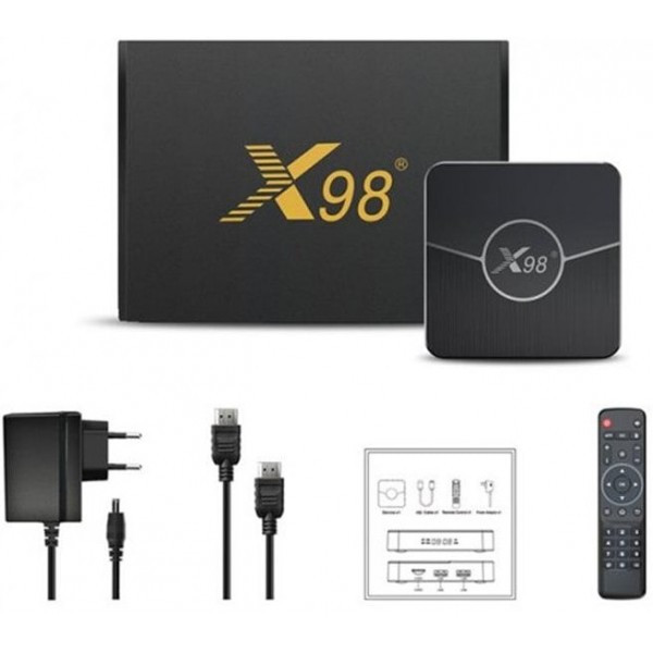 Vontar ТВ-приставка Smart TV X98 Plus 2/16GB Black (Код товару:33382) Харків - зображення 7