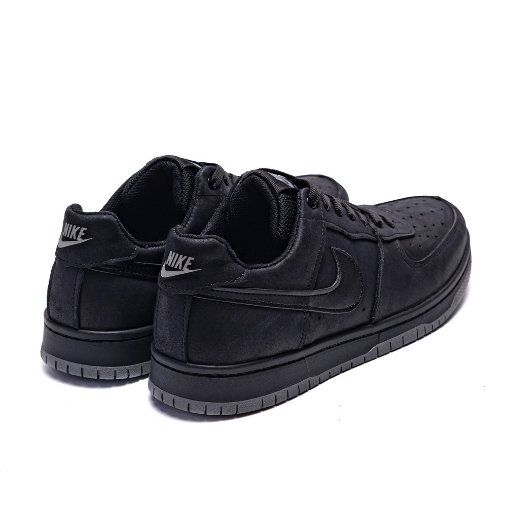 Мужские кожаные кроссовки  AIR Black Киев - изображение 4