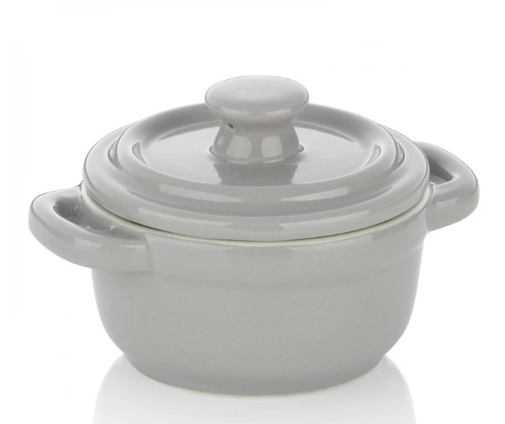 Форма для запікання кругла Kela Malin 15290 10х8 см сіра Київ - зображення 1