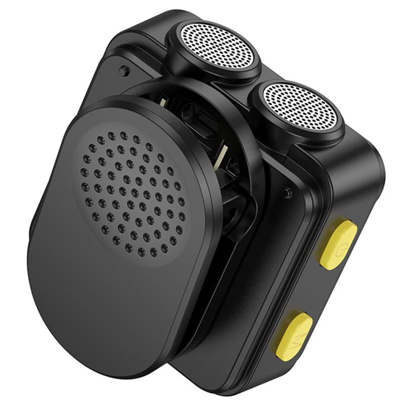 Петличный беспроводной микрофон Hoco L17 Dual-mic magnetic (Lightning/Type-C) Херсон - изображение 5