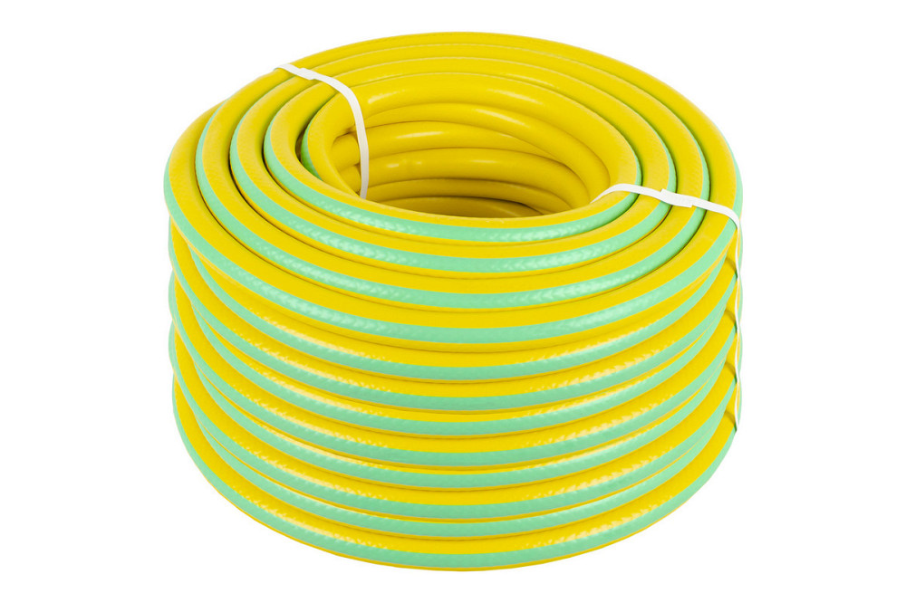 Шланг садовый для полива MASTERTOOL "FLOWER" ¾" 50 м желтый 92-1044 Харків - зображення 1
