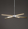 Люстра стельова LED NO7-wh-k Білий 65-115х35х86 см. Киев