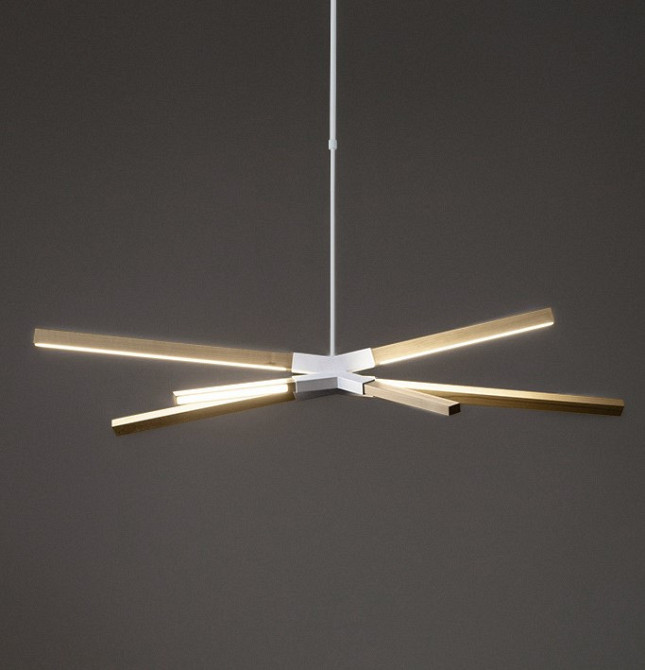 Люстра стельова LED NO7-wh-k Білий 65-115х35х86 см. Київ - зображення 1
