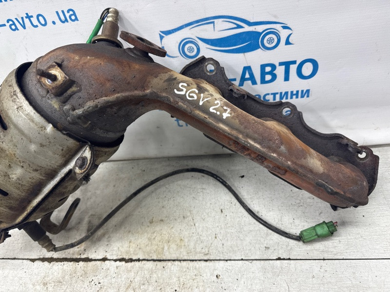 Коллектор выпускной с катализатором Suzuki Grand Vitara JT 2.7 БЕНЗИН H27A 2005 (б/у) Киев - изображение 3