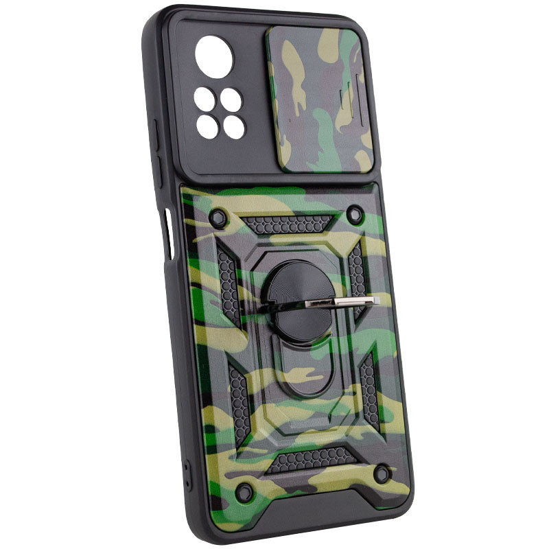 Ударопрочный чехол Camshield Serge Ring Camo для Xiaomi Poco X4 Pro 5G Херсон - изображение 9