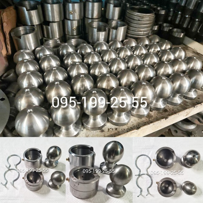 Опора (куля) 2ПТС-4. Опора (стакан) 2ПТС-4. Кільце стопорне гідроциліндра 2ПТС-4 Днепр - изображение 1