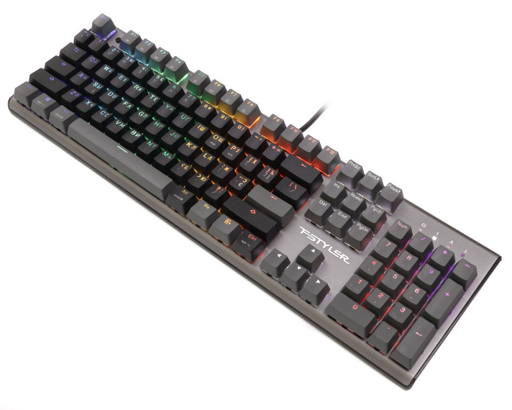 Клавиатура компьютерная проводная A4Tech Fstyler FS100(StoneBlack) черная Київ - зображення 3