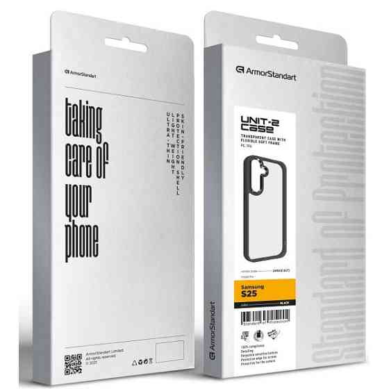 Чохол ArmorStandart UNIT2 для Samsung S25 Black (ARM81837) (Код товару:40778) Харків
