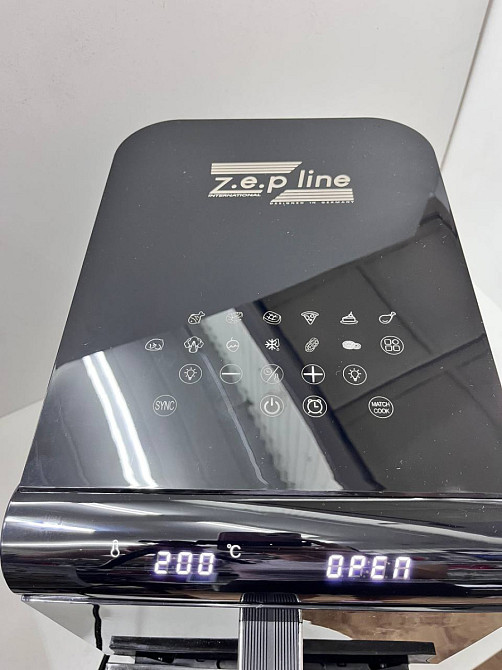 Аэрогриль мультипечь на две чаши Zepline ZP-212 4200 Вт 16 л черная Київ - зображення 10