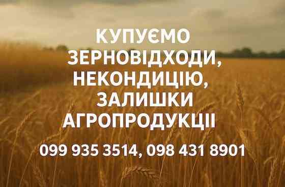 Закуповуємо некондиційне зерно та побічну агропродукцію Полтава
