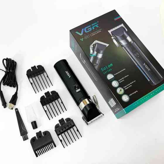 Машинка для стрижки аккумуляторная VGR V-687 10 Вт черная Киев