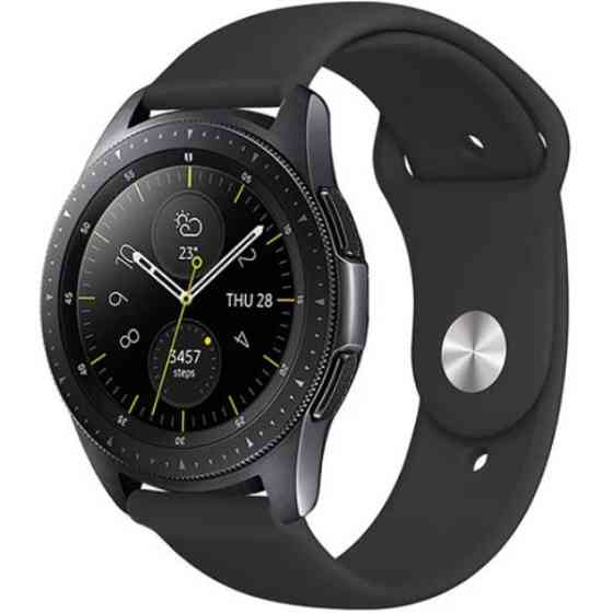 DM Ремінець Silicone Band 22 mm Універсальний Black Харьков