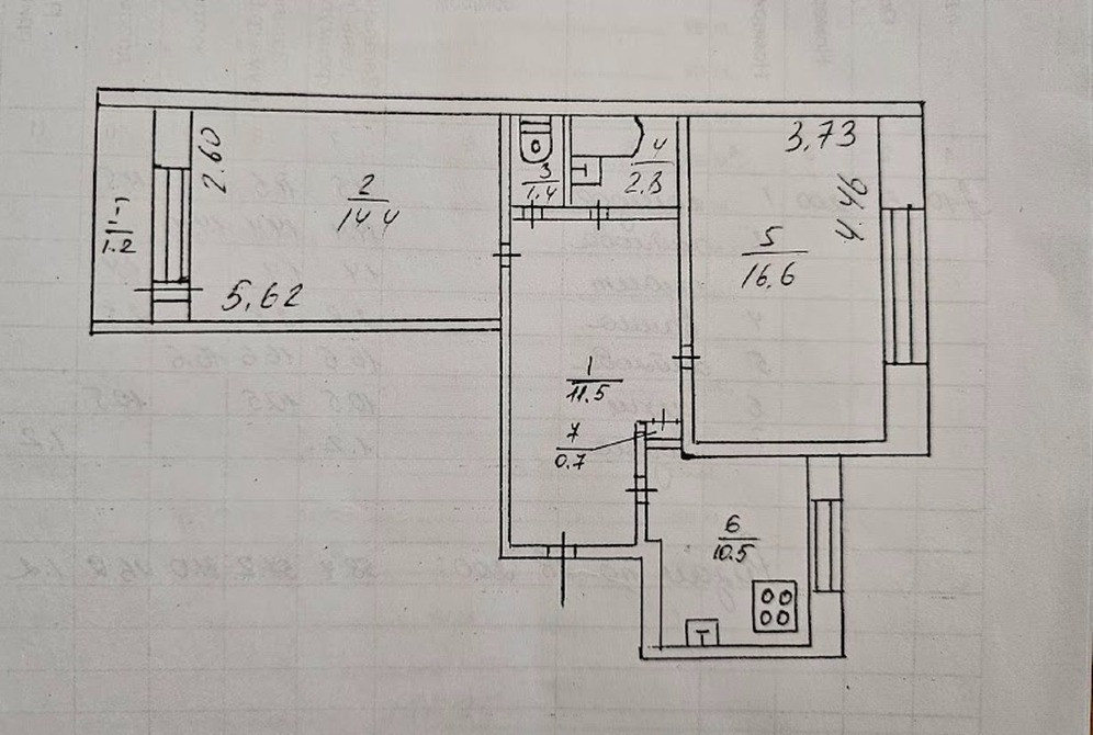 Продам 2-к квартиру (60м2) в кирпичной высотке на ж/м Левобережный-3 Днепр - изображение 12