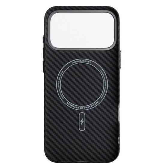 Чохол ArmorStandart LikeCarbon2 MagCase для Apple iPhone 17 Pro Max Carbon Black (ARM86259) (Код тов Харьков