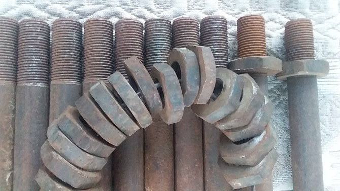 Труби з різьбою та гайками.Півдюймові 1/2". Лисянка - зображення 1