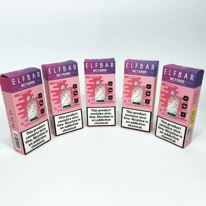Е-сигарета ELF BAR 5% 15000 тяг, Полуниця Ківі Кропивницкий - изображение 3