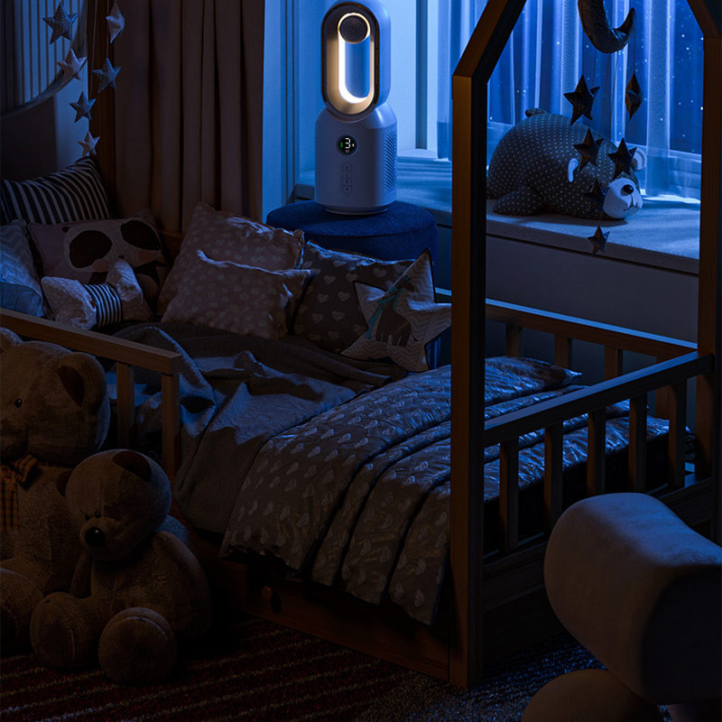 Настольный вентилятор F8 3in1 с Bluetooth-динамиком и ночником 4000mAh Херсон - зображення 7