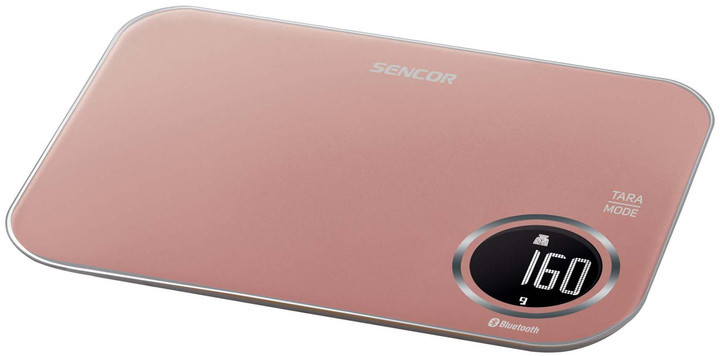Весы кухонные Sencor SKS7075RS 5 кг розовые Київ - зображення 3