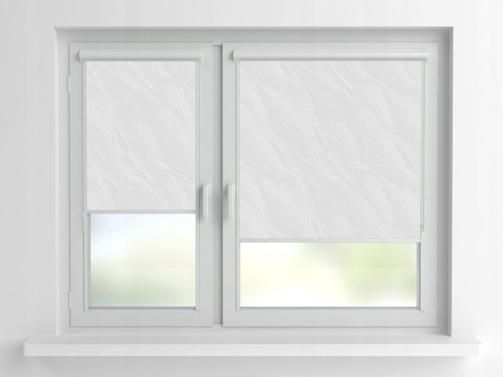 Рулонна штора Rolets Вода 2-2018-1900 190x170 см закритого типу Біла Київ - зображення 1