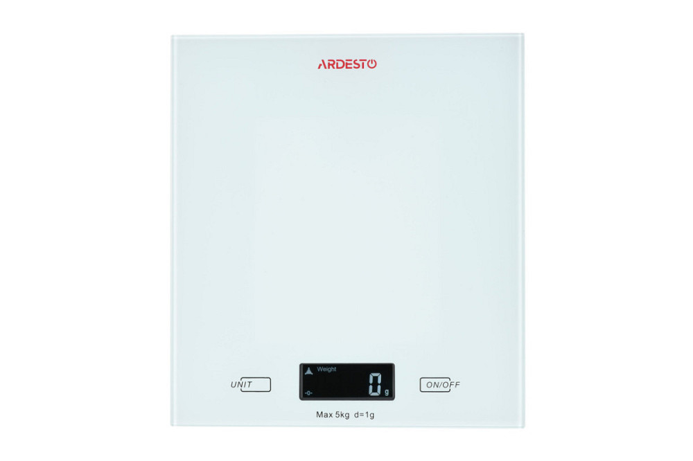 Весы кухонные Ardesto SСK-893W 5 кг Киев - изображение 1