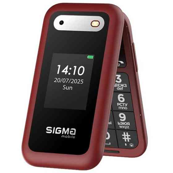 Телефон Sigma mobile X-Style 281 Clik Red (Код товару:43521) Харків