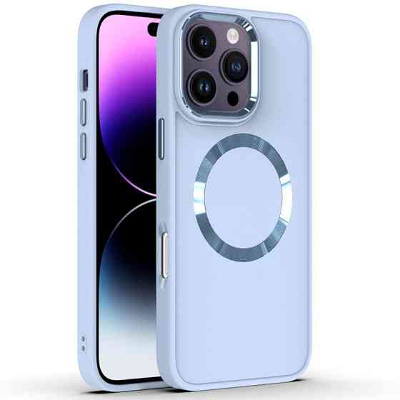 TPU чехол Bonbon Metal Style with MagSafe для Apple iPhone 16 Pro (6.3") Херсон