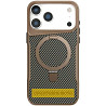 TPU+PC чехол Metal Buttons with MagSafe Carbon Ring для Apple iPhone 17 (6.3") Херсон