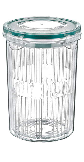 Контейнер Fresh Box с дуршлагом 1,5 л прозрачная Київ - зображення 1