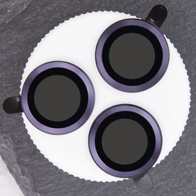 Защитное стекло Metal Classic на камеру (в упак.) для Apple iPhone 14 Pro (6.1") / 14 Pro Max (6.7") Херсон - зображення 3