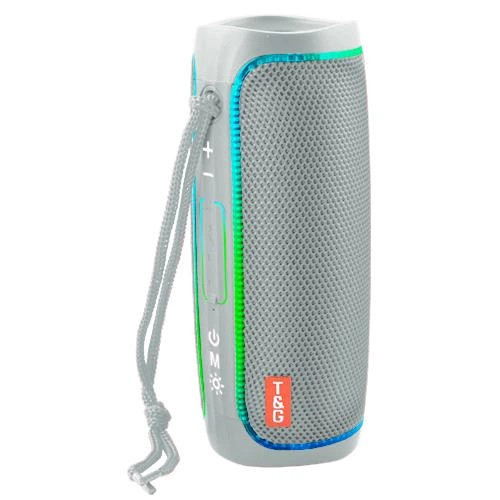 Колонка портативная Bluetooth T&G TG288 grey серая Киев - изображение 4