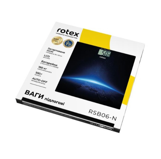 Весы напольные Rotex RSB06-N 180 кг синие Киев - изображение 5