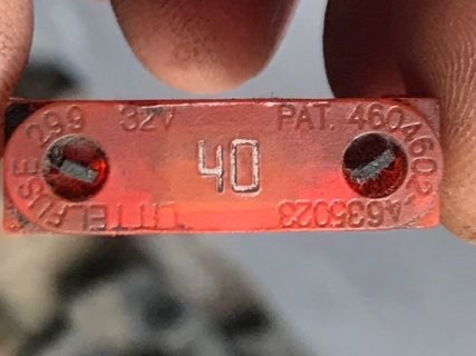 Бу предохранитель 40A max, 4604602-4635023, 7700410540, оранжевый. Кропивницький - зображення 2