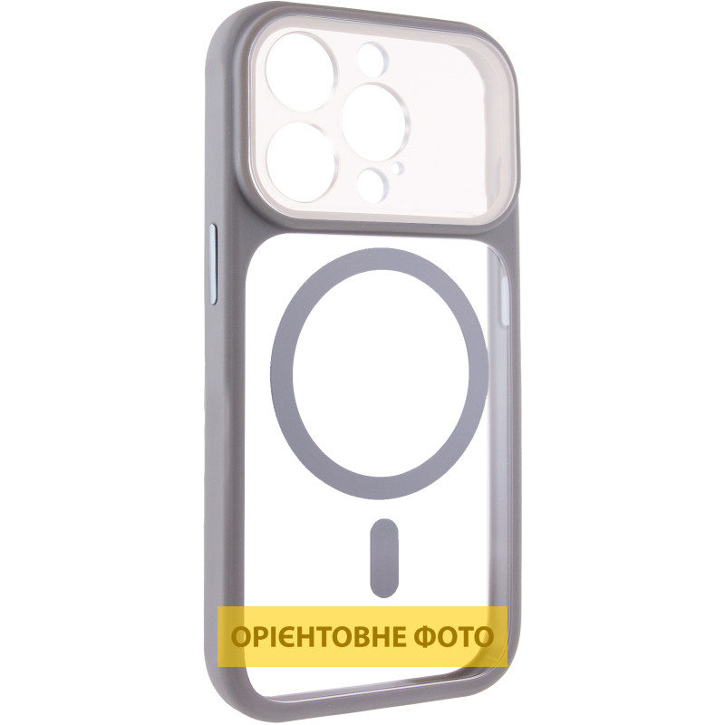 Чехол TPU+PC GETMAN Moon Clear with MagSafe для Apple iPhone 15 Pro (6.1") Херсон - зображення 2