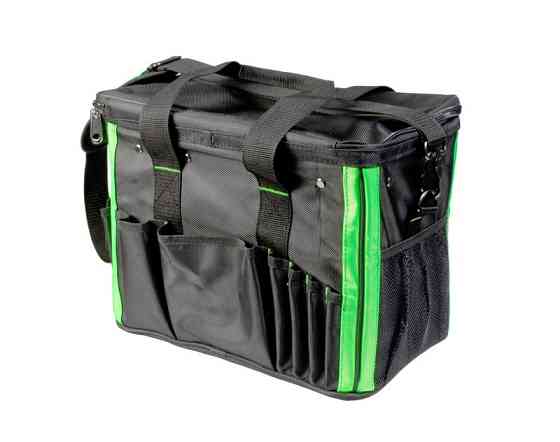 Сумка для инструментов MASTERTOOL 360х270х240 мм 23 кармана усиленное дно съемный ремешок 1680 DEN 7 Харків