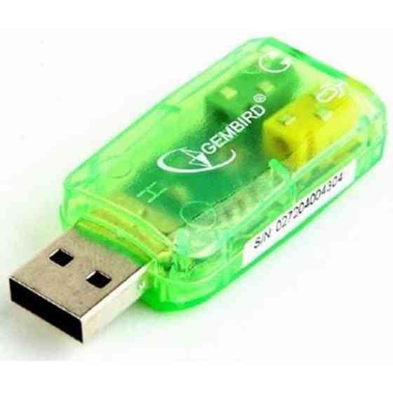 Звукова карта Gembird SC-USB-01 Green (Код товару:37692) Харьков
