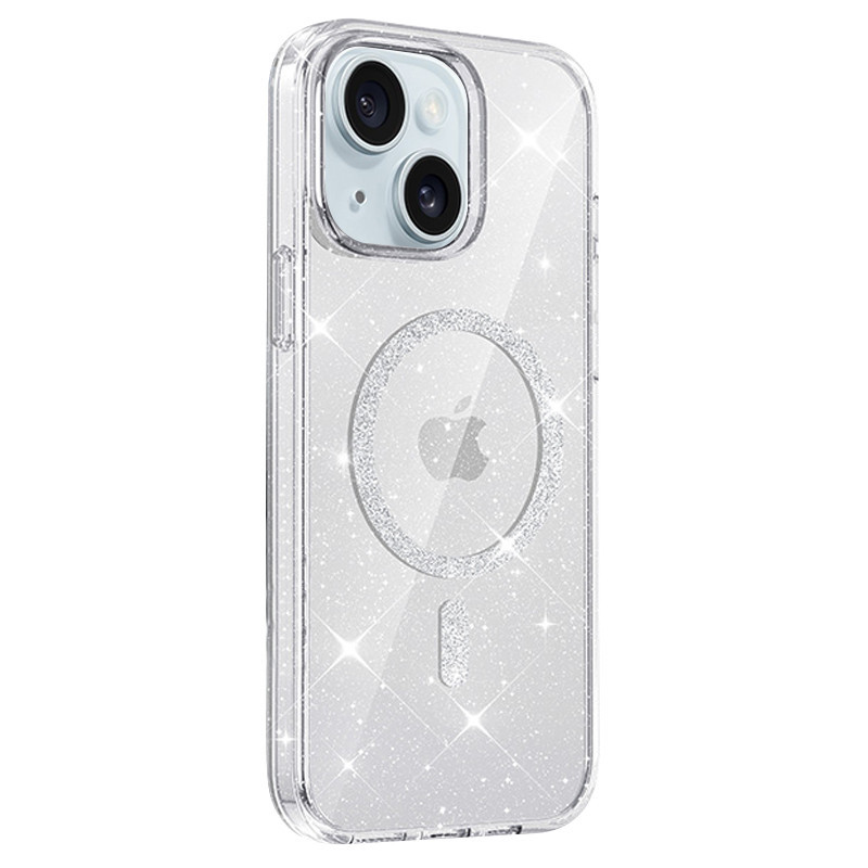 Чехол TPU Eclipse Sparkle Magnetic Fit для Apple iPhone 14 / 13 (6.1") Херсон - зображення 2