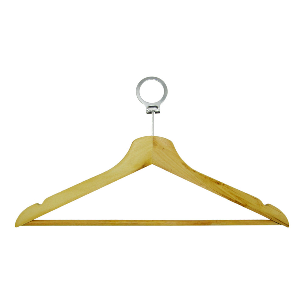 Вешалка одежная, ТМ МД, с нарезами, антивандальное кольцо 44,5 х 23,0 х 1,2 см 09490 Київ - зображення 1