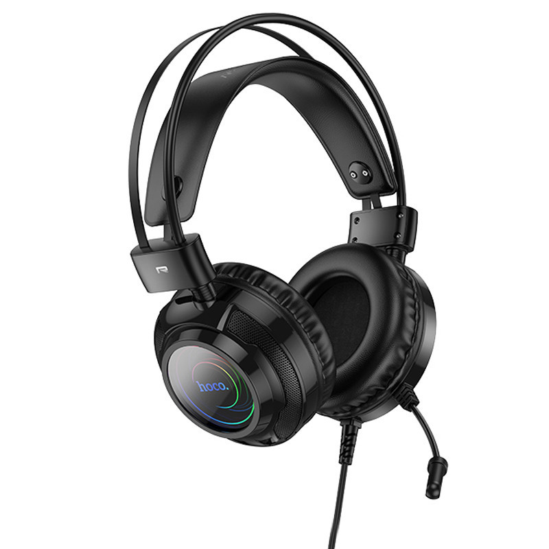 Накладные наушники Hoco W110 Resource (USB+3.5mm/2m) Херсон - зображення 1