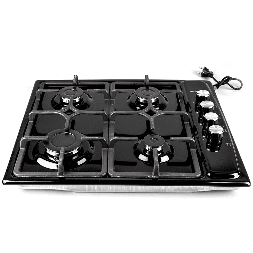 Газовая варочная поверхность GRUNHELM GHGW 0229 MB WOK (2 конфорки, чугун. газ контроль) 143074 Киев - изображение 2