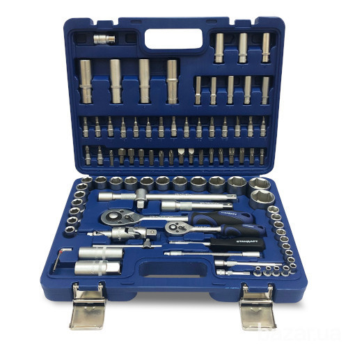 Набор инструментов для автомобиля 1/4", 1/2" 94ед. (6-гр.) СТАНДАРТ STM-0094-6 Харьков - изображение 1