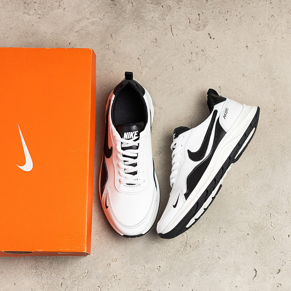Подростковые кожаные кроссовки Nike Air Max White Киев - изображение 12