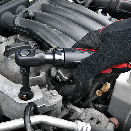 Трещотка пневматическая мини 1/4"/ 3/8"/ 1/4"HEX 54N/m 400об/мин TOPTUL GDAE0402 Харьков - изображение 4